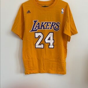 Adidas Men’s Kobe Bryant Lakers Gold Short Sleeve Tee